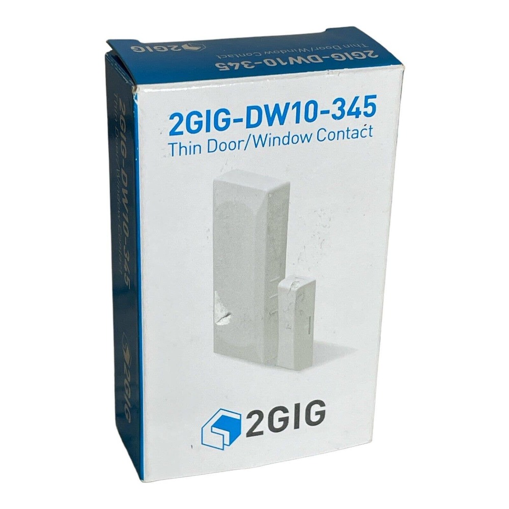 2GIG DW10-345 Wireless Thin Door Window Home Security Contact Alarm Sensor